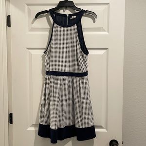Navy Blue & White dress